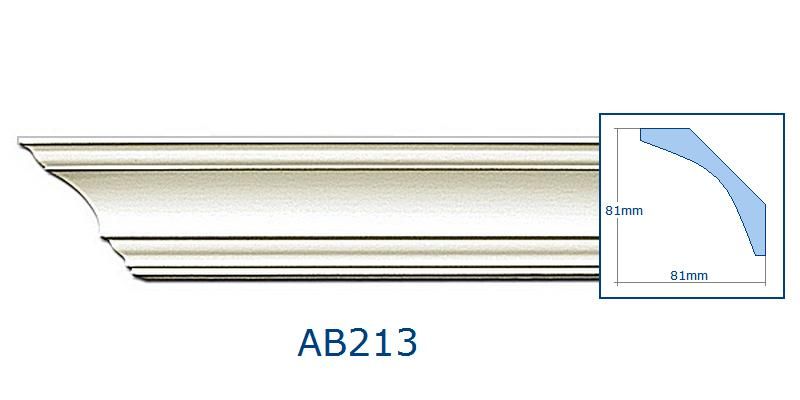 Декоративный карниз из полиуретана с321